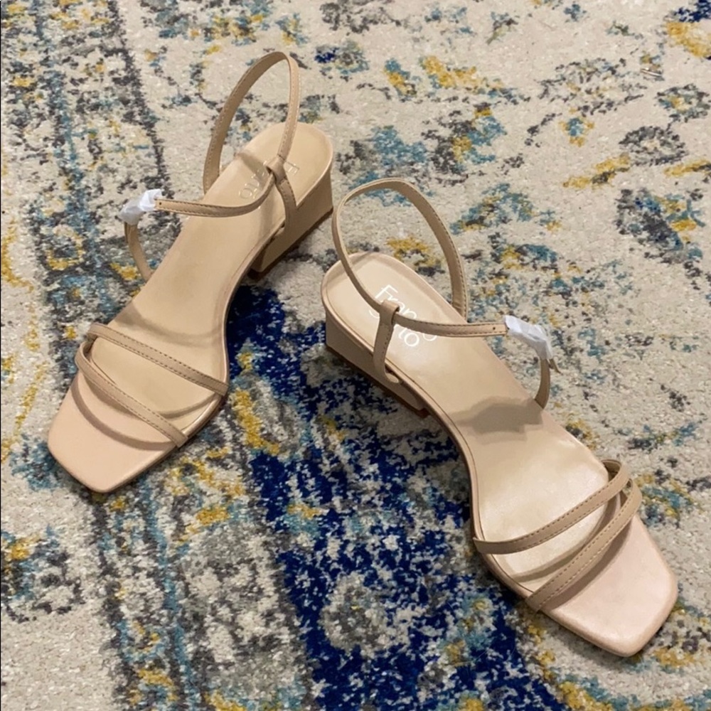 Franco Sarto Nude Heels 8.5M